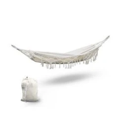 Exterieur Outdoor - Gardeon Hanging Hammock Swing Bed Cream