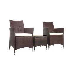 Exterieur Outdoor - Gardeon Outdoor Furniture Brown 3pc