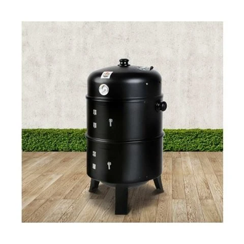 Fotya - 3-in-1 Charcoal BBQ SmokerBlack 3 Fotya - 3-in-1 Charcoal BBQ SmokerBlack