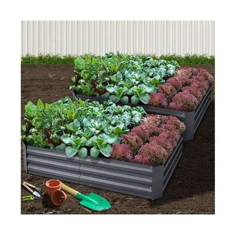 Enchanted Garden - Garden Bed 2pc 150x90x30cm Raised Planter 3 Enchanted Garden - Garden Bed 2pc 150x90x30cm Raised Planter