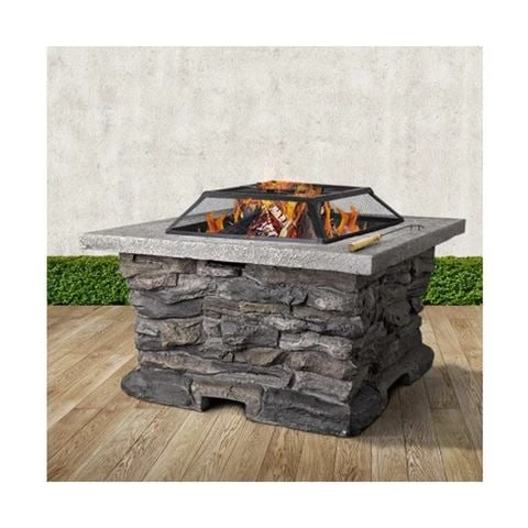 Fotya - Stone Base Outdoor Patio Heater Fire 3 Fotya - Stone Base Outdoor Patio Heater Fire