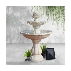 Enchanted Garden - Gardeon 3 Tier Solar Water FountainIvory
