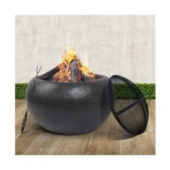 Fotya - Outdoor Fire Pit Bowl Wood Fireplace