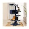 Pawfection - I.Pet Cat Tree 134cm Tower Condo House Grey -watering can shop 155911 Large