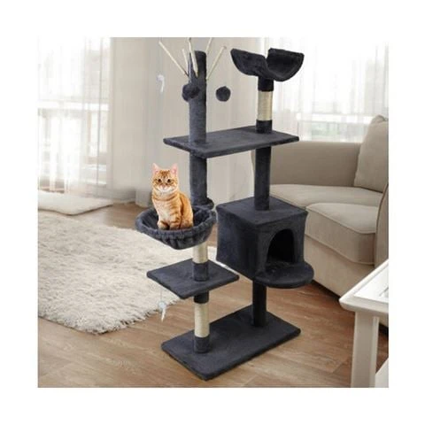 Pawfection - I.Pet Cat Tree 140cm Tower Condo House Wood 3 Pawfection - I.Pet Cat Tree 140cm Tower Condo House Wood