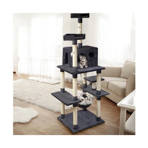 Pawfection - I.Pet Cat Tree 184cm Tower Condo House Wood 3 Pawfection - I.Pet Cat Tree 184cm Tower Condo House Wood