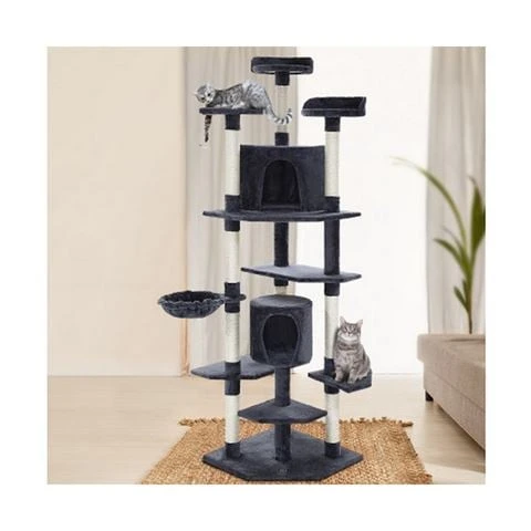 Pawfection - I.Pet Cat Tree 203cm Tower Condo House Wood 3 Pawfection - I.Pet Cat Tree 203cm Tower Condo House Wood