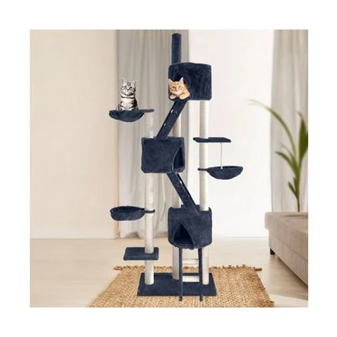 Pawfection - I.Pet Cat Tree 244cm Tower Condo House Wood 3 Pawfection - I.Pet Cat Tree 244cm Tower Condo House Wood