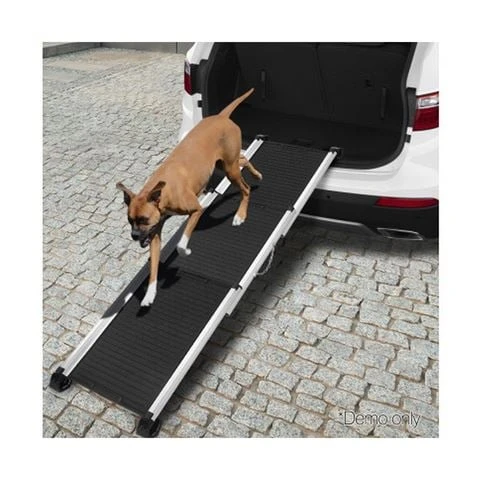 Pawfection - I.Pet Deluxe Aluminium Foldable Pet RampBlack 3 Pawfection - I.Pet Deluxe Aluminium Foldable Pet RampBlack