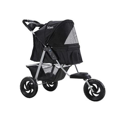 Pawfection - I.Pet Pet Stroller Dog Carrier Large Black 3 Pawfection - I.Pet Pet Stroller Dog Carrier Large Black