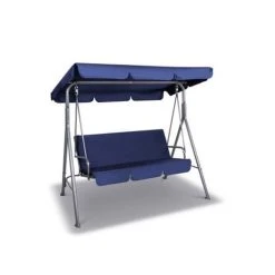 Exterieur Outdoor - Gardeon Canopy Swing Chair Navy
