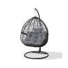 Exterieur Outdoor - Outdoor Hanging Swing Chair Black 2 Exterieur Outdoor - Outdoor Hanging Swing Chair Black -watering can shop 159287 Large