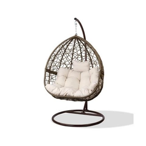 Exterieur Outdoor - Outdoor Hanging Swing Chair Brown 3 Exterieur Outdoor - Outdoor Hanging Swing Chair Brown