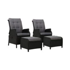 Exterieur Outdoor - Recliner Chairs Outdoor Setting 2pc
