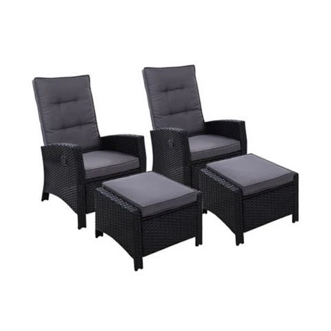 Exterieur Outdoor - Sun Lounge Recliner Chair 2pc 3 Exterieur Outdoor - Sun Lounge Recliner Chair 2pc