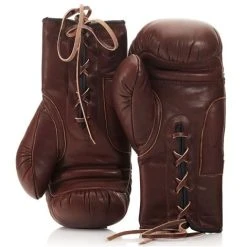 The MVP - Retro Heritage Brown Boxing Gloves L/XL