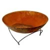 Flaming Coals - Raised Round Rustic Firepit 80cm -watering can shop 189475 Large