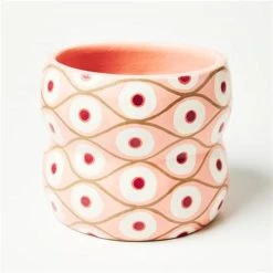 Jones & Co - Evil Eye Planter Ruby Grapefruit