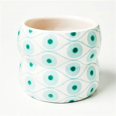 Jones & Co - Evil Eye Planter Sage 3 Jones & Co - Evil Eye Planter Sage