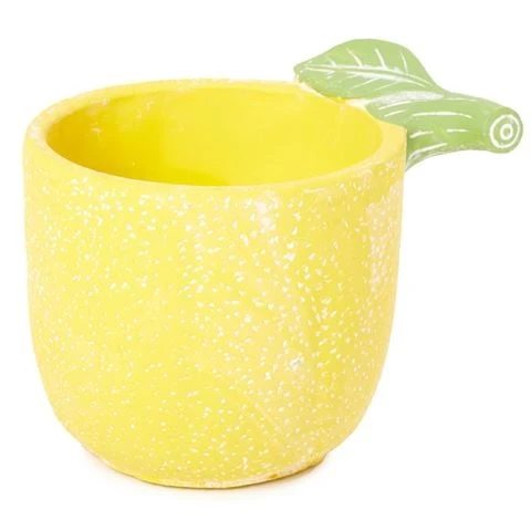 Coastal Home - Limetta Lemon Pot Yellow 18.5x14.3x14cm 3 Coastal Home - Limetta Lemon Pot Yellow 18.5x14.3x14cm