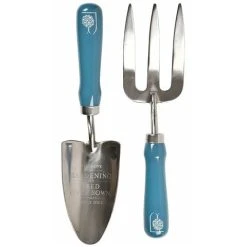 Burgon & Ball - RHS Trowel & Fork Set British Meadow 2pce