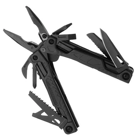 Leatherman - One Handed Tool W/ Molle Sheath Black 3 Leatherman - One Handed Tool W/ Molle Sheath Black