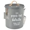 Burgon & Ball - Bird Food Tin Charcoal 1 Burgon & Ball - Bird Food Tin Charcoal -watering can shop 572829 Large