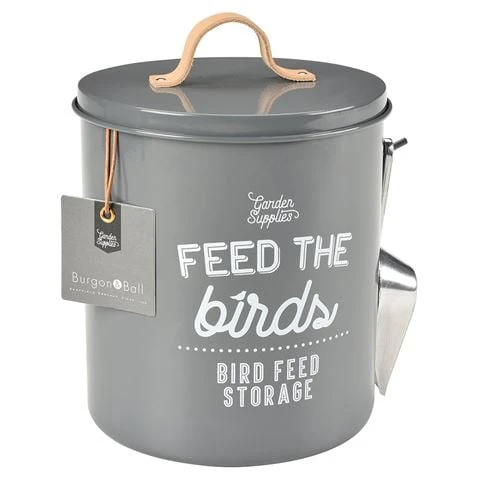 Burgon & Ball - Bird Food Tin Charcoal 3 Burgon & Ball - Bird Food Tin Charcoal