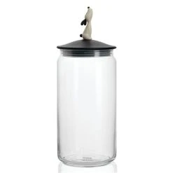 Alessi - Lula Dog Food Jar Black